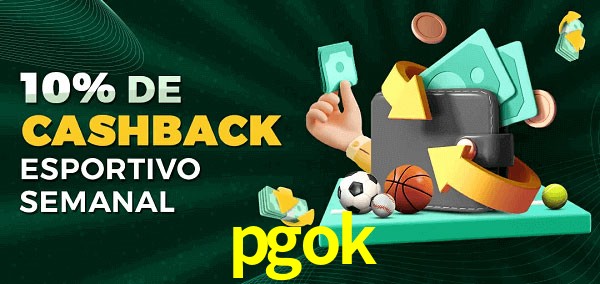 10% de bônus de cashback na pgok